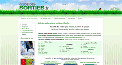 Desktop Screenshot of guidedessorties.fr