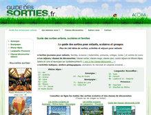 Tablet Screenshot of guidedessorties.fr